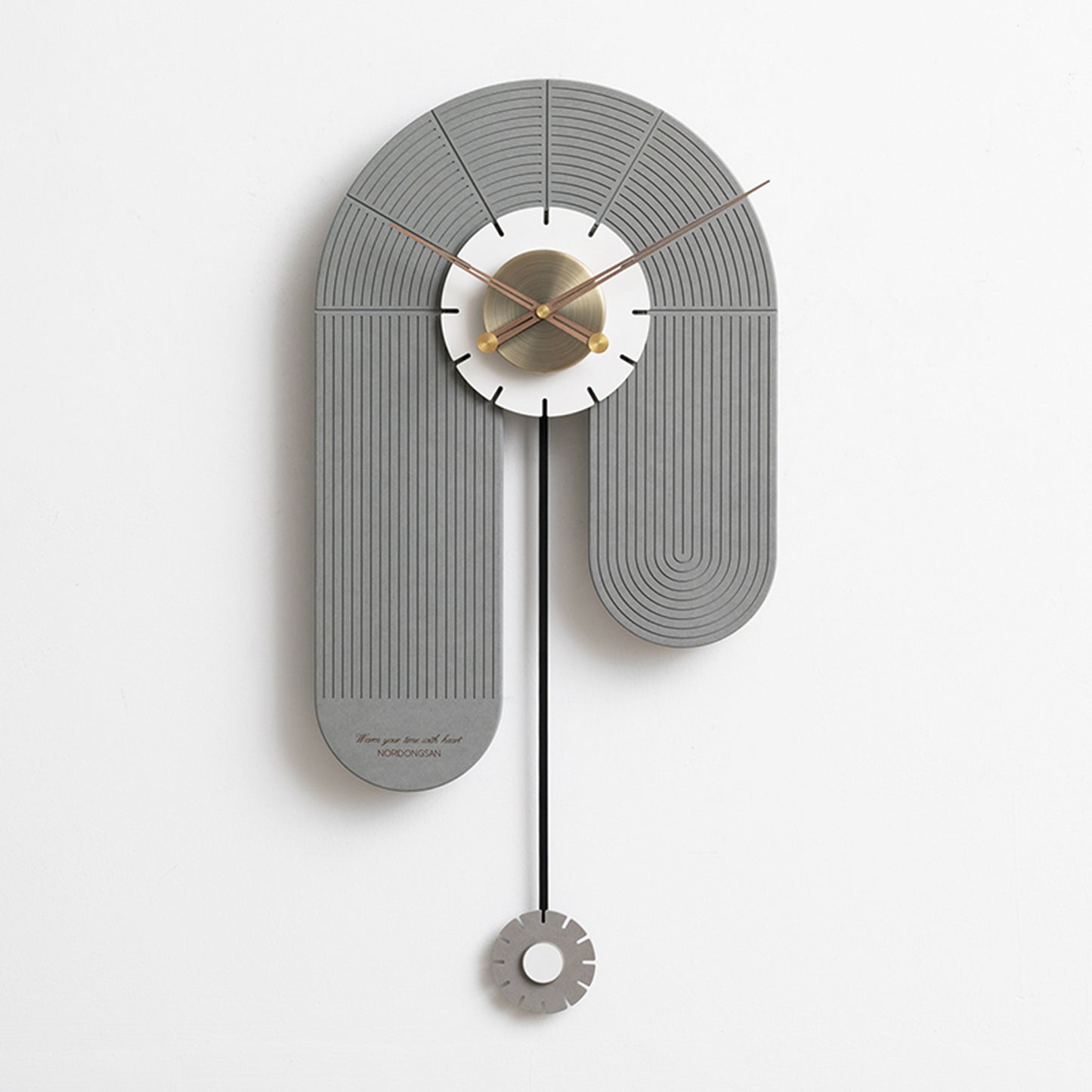 The Surreal Flow of Life - Luxe Wall Clock - Style 6 - Grey