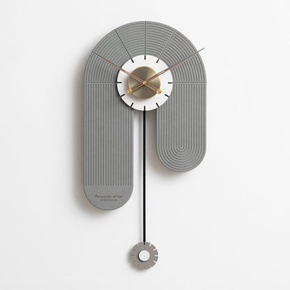 The Surreal Flow of Life - Luxe Wall Clock - Style 6 - Grey