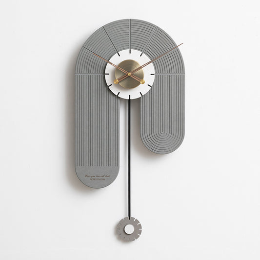 The Surreal Flow of Life - Luxe Wall Clock - Style 6 - Grey