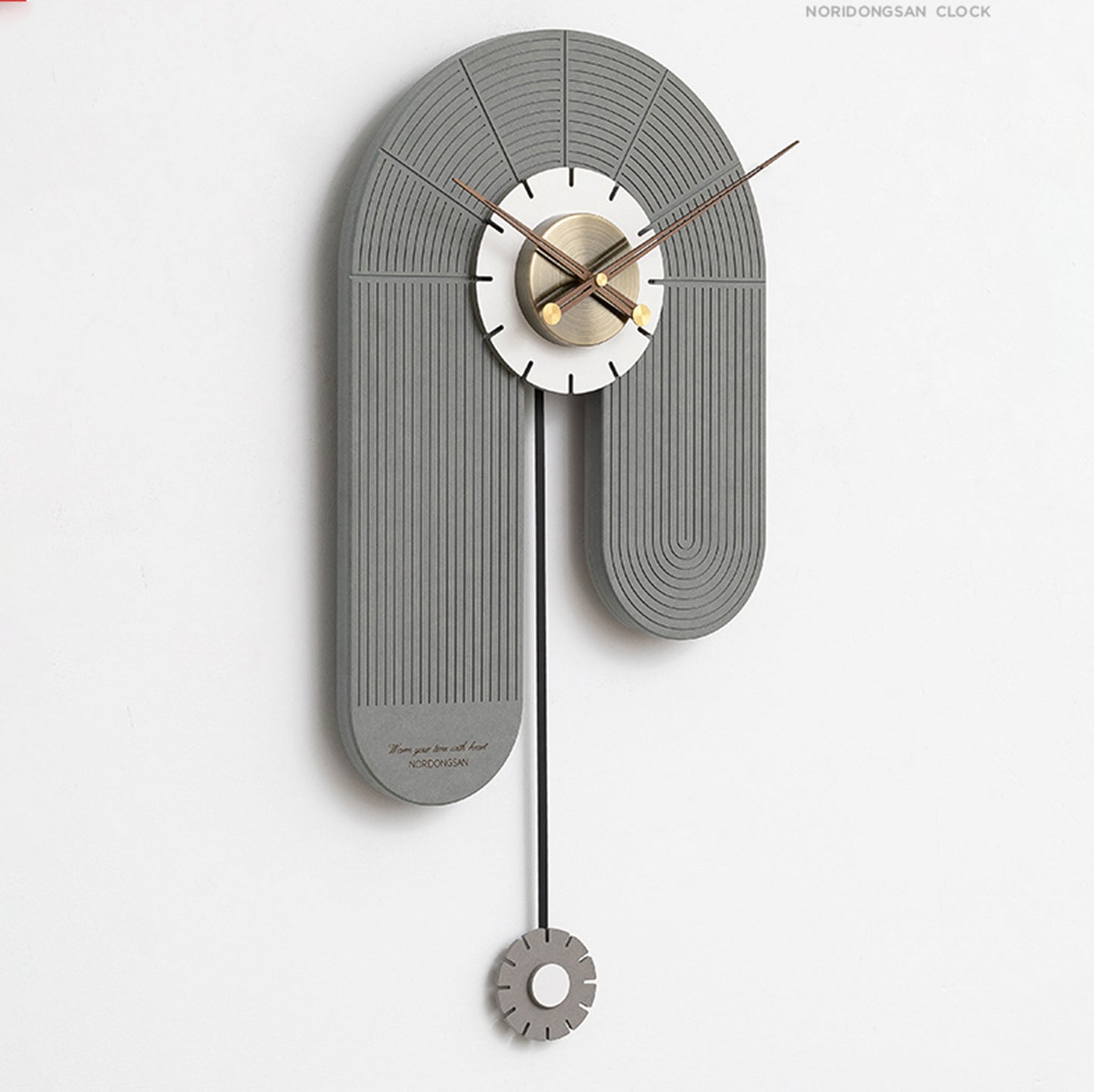 The Surreal Flow of Life - Luxe Wall Clock - Style 6 - Grey