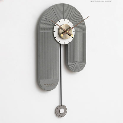 The Surreal Flow of Life - Luxe Wall Clock - Style 6 - Grey