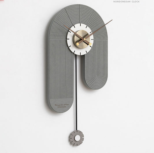 The Surreal Flow of Life - Luxe Wall Clock - Style 6 - Grey