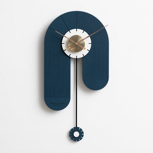 The Surreal Flow of Life - Luxe Wall Clock - Style 6 - Blue