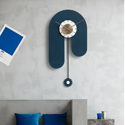 The Surreal Flow of Life - Luxe Wall Clock - Style 6 - Blue