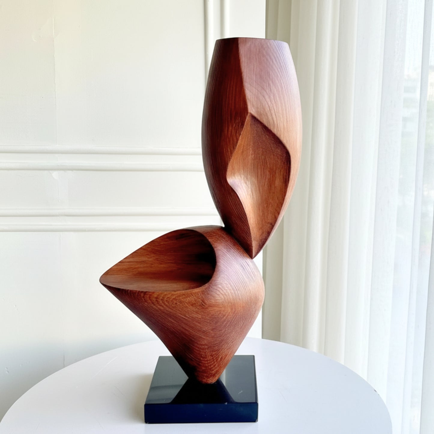 Confluence by La Muse ~ 2.5 Ft Tall Modern Abstract Sculpture for Luxury Interiors