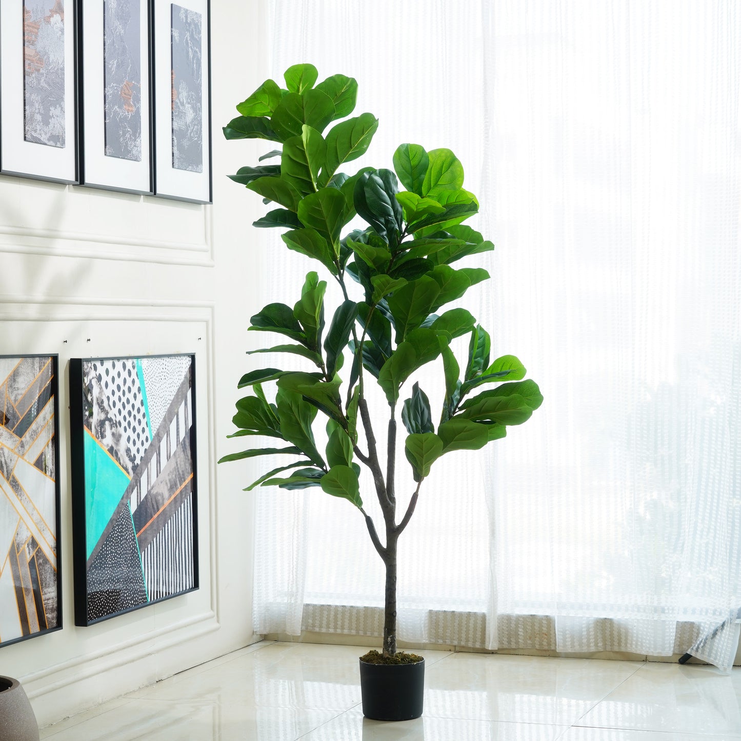 Alto - Artificial Fiddle Leaf Tree ~ 6 Feet Tall