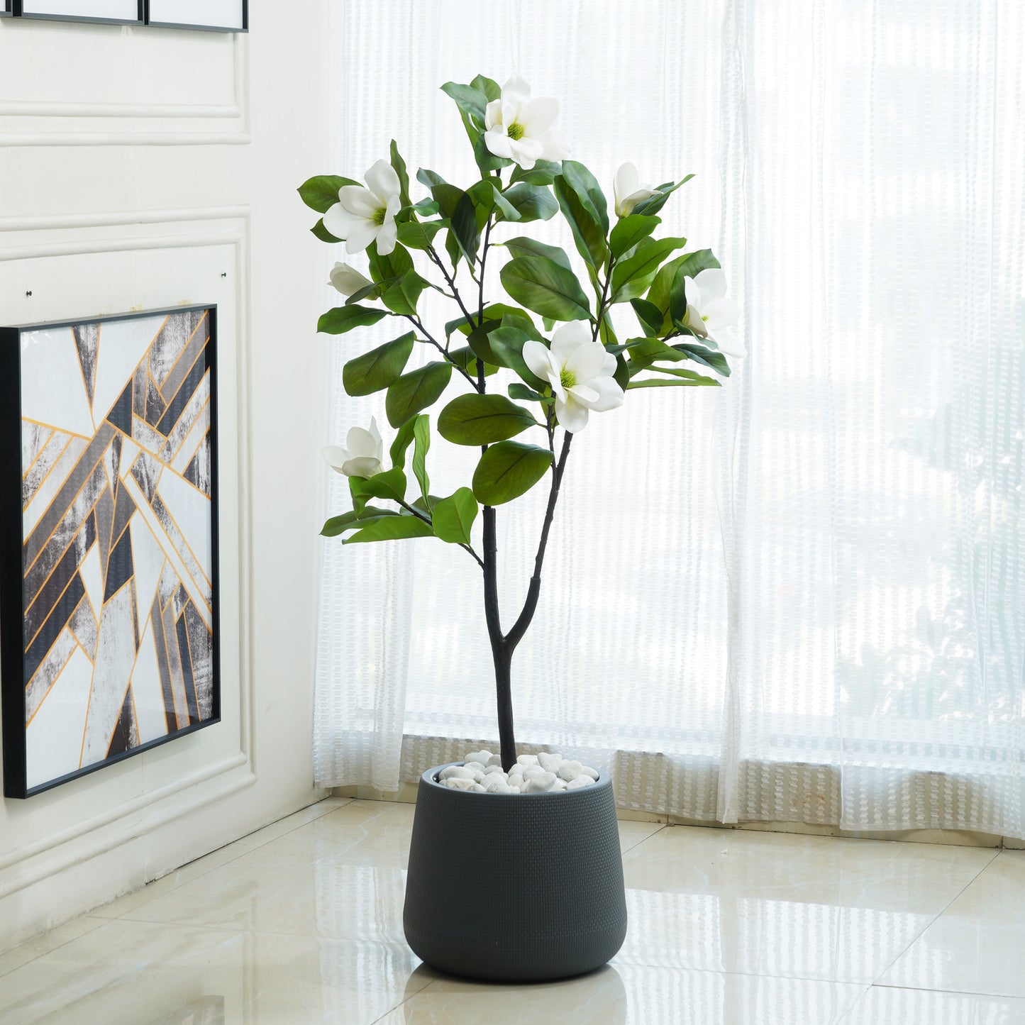 Claire - Artificial Magnolia Tree ~ 4 Feet Tall