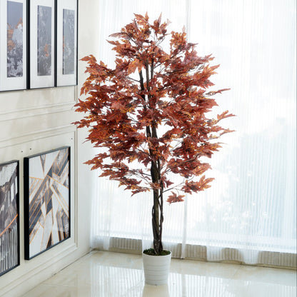 Amberfall - Artificial Maple Tree - Style 1 ~ 6.5 Feet Tall