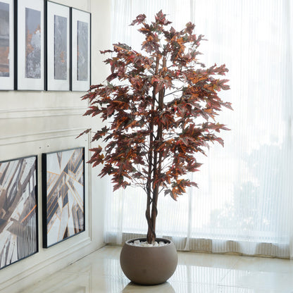 Amberfall - Artificial Maple Tree - Style 2 ~ 6.5 Feet Tall