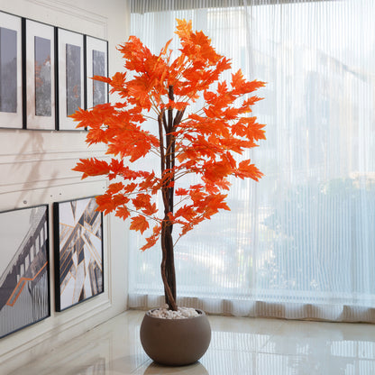 Amberfall - Artificial Maple Tree ~ 5.5 Feet Tall