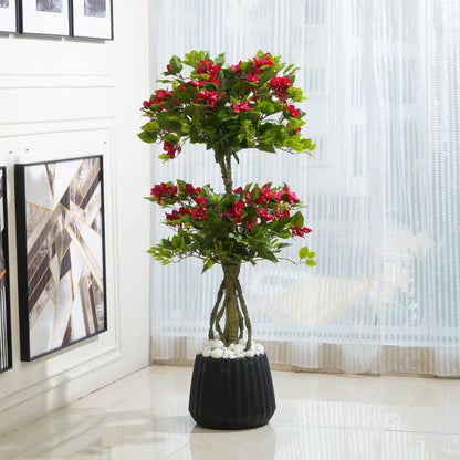 Brio - Artificial Bougainvillea Tree ~ 4 Feet Tall