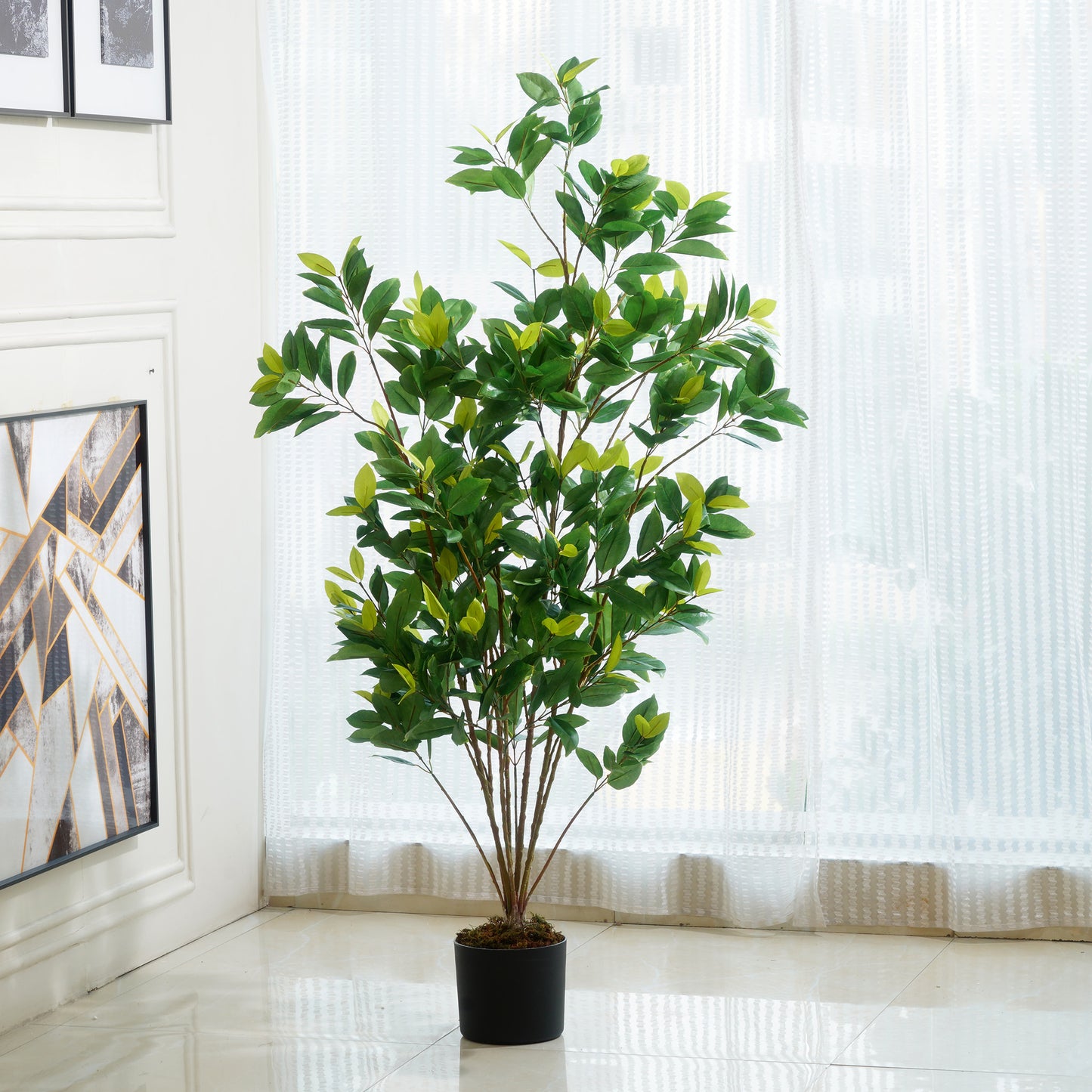 Limoné - Artificial Lemon Tree ~ 5 Feet Tall