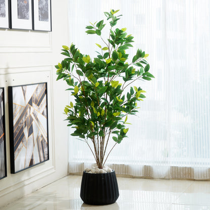 Limoné by La Muse – 5 ft Artificial Lemon Tree for Living Room & Office