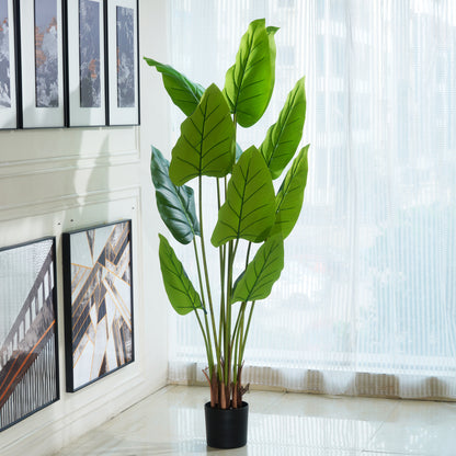 Alva - Artificial Alocasia Tree ~ 6 Feet Tall