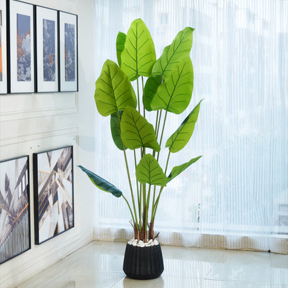 Alva - Artificial Alocasia Tree ~ 6 Feet Tall
