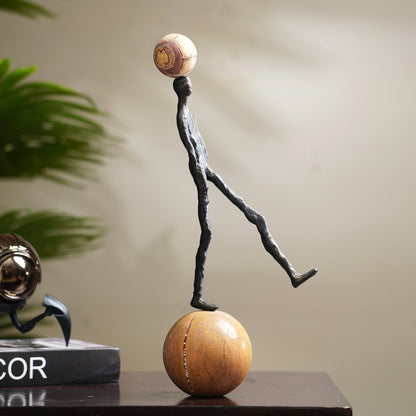 Cadence - Metal & Marble Human Figurine