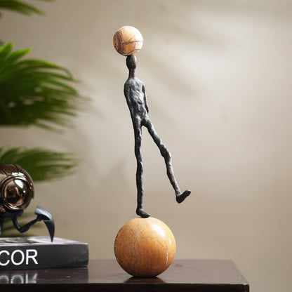 Cadence - Metal & Marble Human Figurine