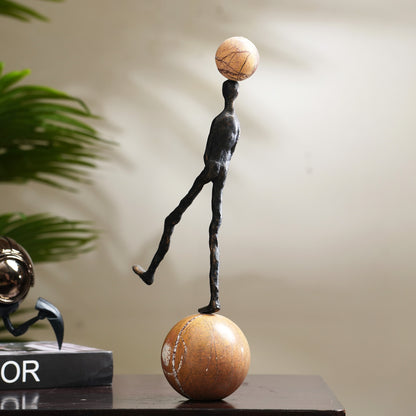 Cadence - Metal & Marble Human Figurine