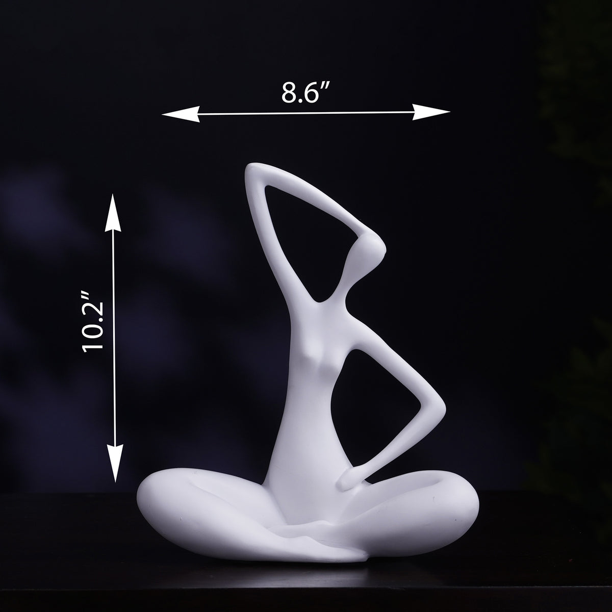 Inner Harmony - Lady in Yoga Pose Table Showpiece