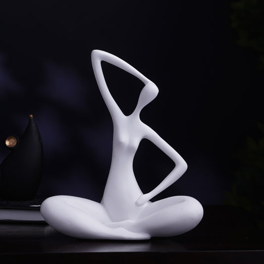 Inner Harmony - Lady in Yoga Pose Table Showpiece