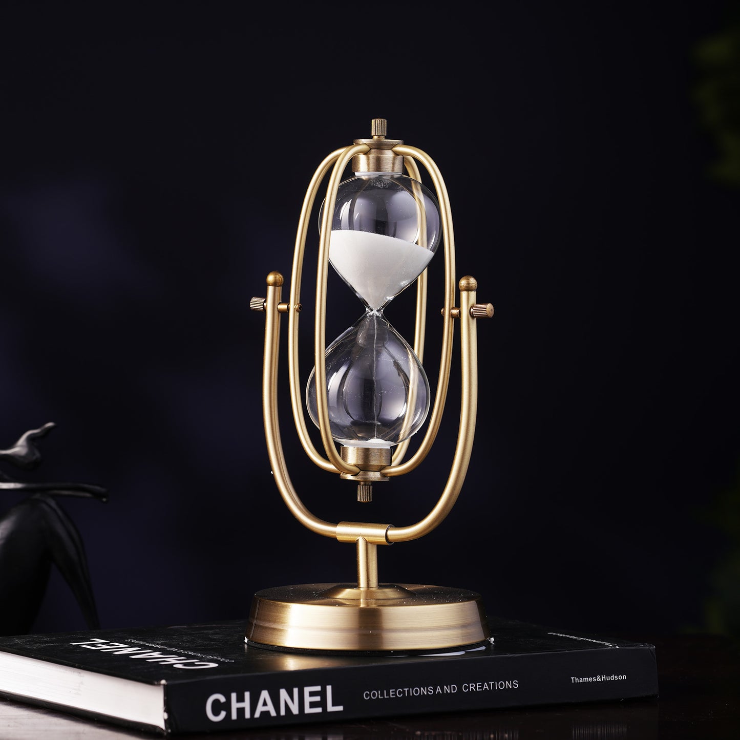 A Brief History of Time - Antique Hourglass Table Showpiece Style-2