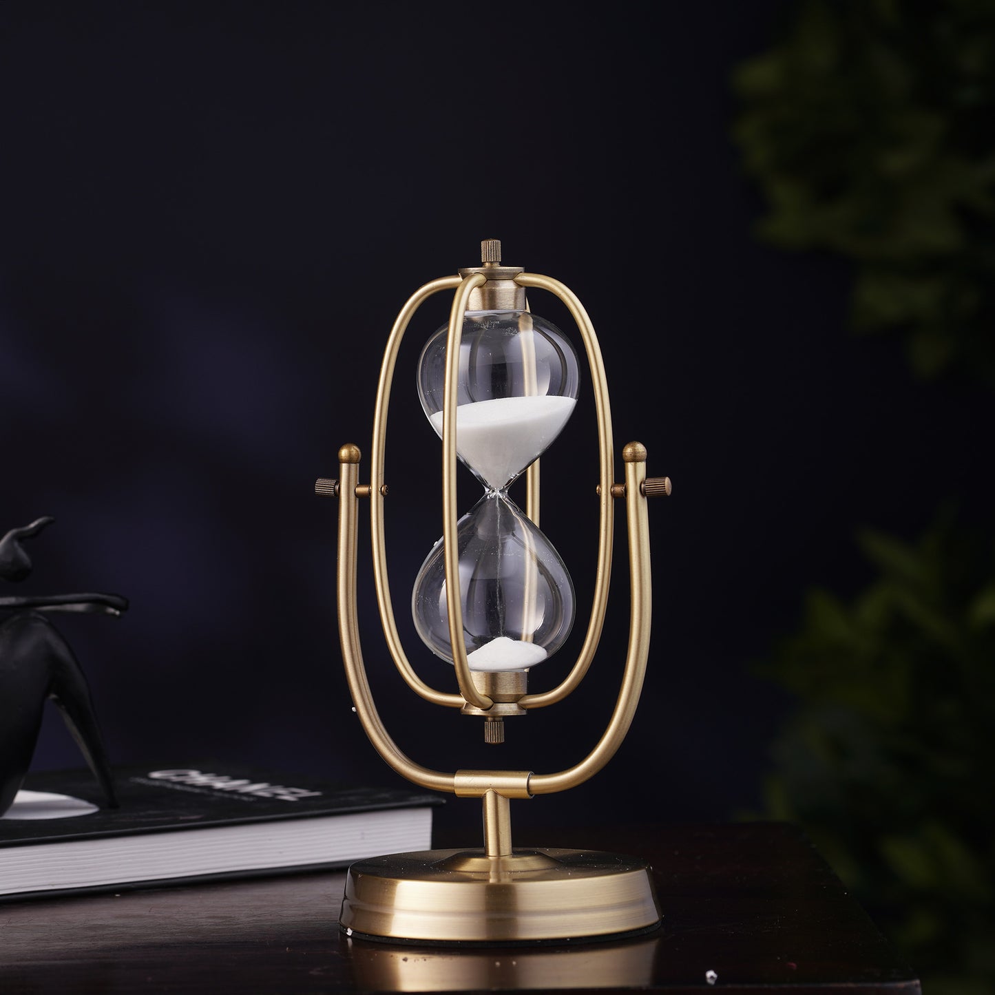 A Brief History of Time - Antique Hourglass Table Showpiece Style-2