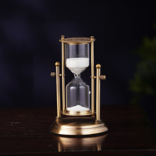 A Brief History of Time - Antique Hourglass Table Showpiece Style-3