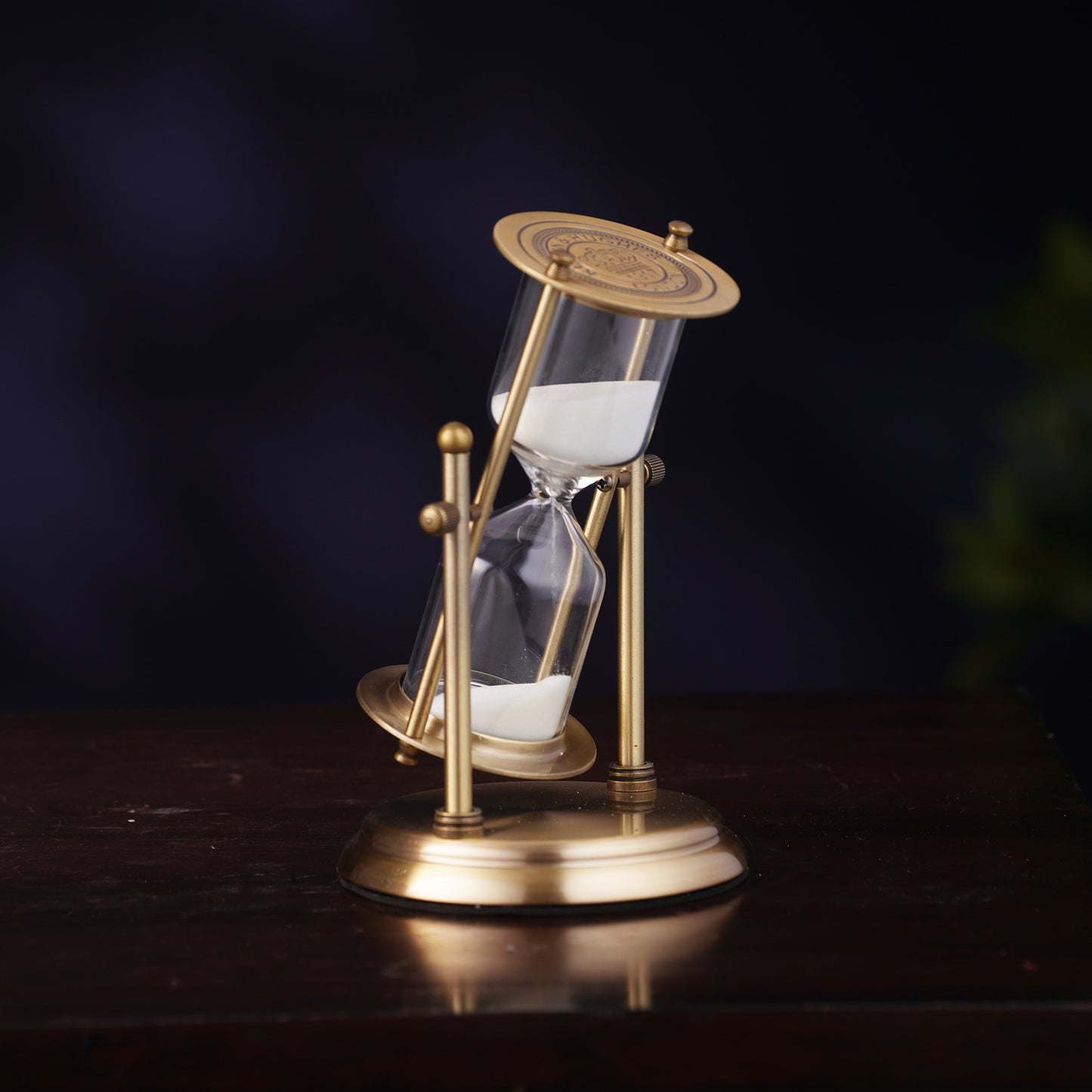 A Brief History of Time - Antique Hourglass Table Showpiece Style-3