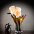 A Leafy Resonance - Glass Flower Vase