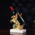 The Sunshine Stallion - Marble & Copper Horse Table Showpiece & Wine Bottle Holder