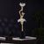 Dance of Versatility - Natural Agate & Copper Ballerina Table Showpiece
