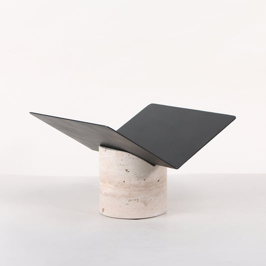 Unfold - Italian Stone & Metal Magazine Holder