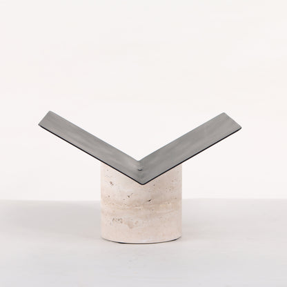 Unfold - Italian Stone & Metal Magazine Holder