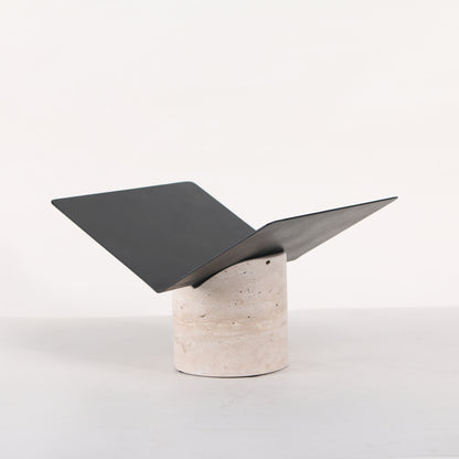 Unfold - Italian Stone & Metal Magazine Holder