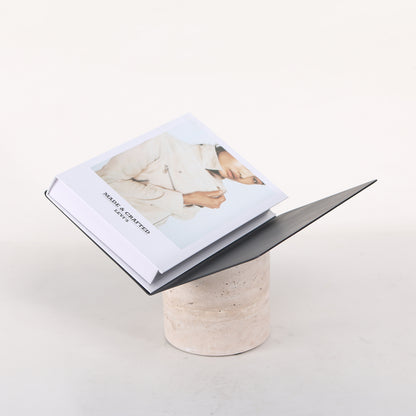 Unfold - Italian Stone & Metal Magazine Holder