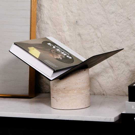 Unfold - Italian Stone & Metal Magazine Holder