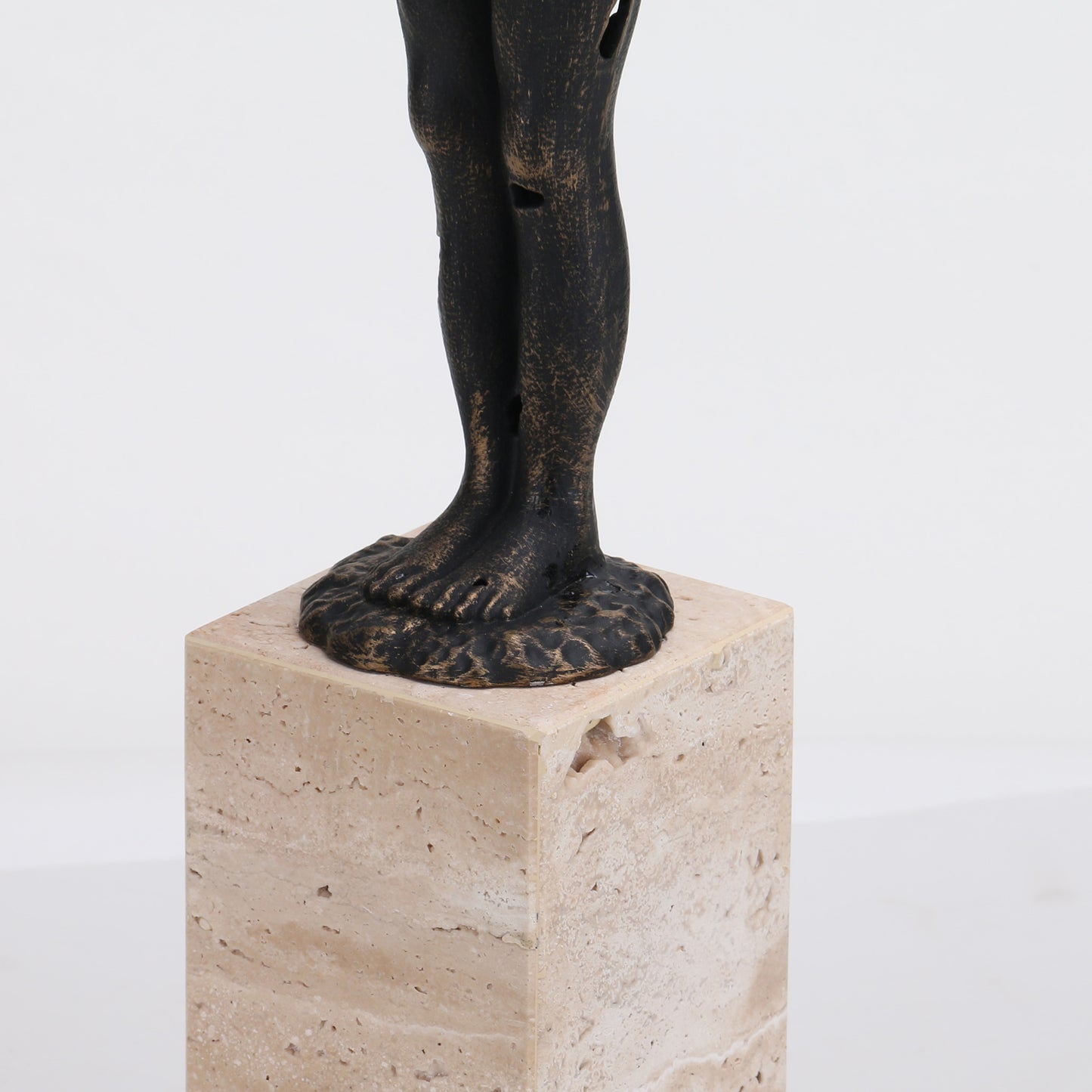 Titan - Metal & Marble Human Figurine