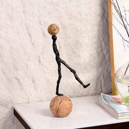 Cadence - Metal & Marble Human Figurine