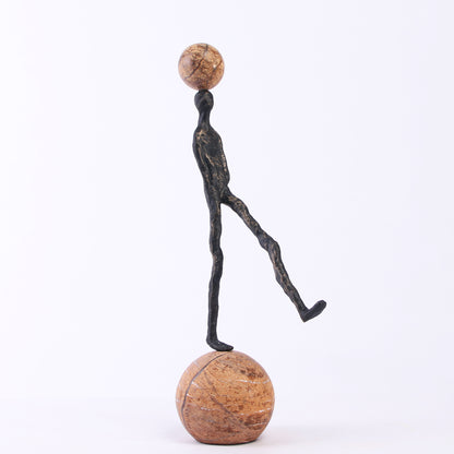 Cadence - Metal & Marble Human Figurine