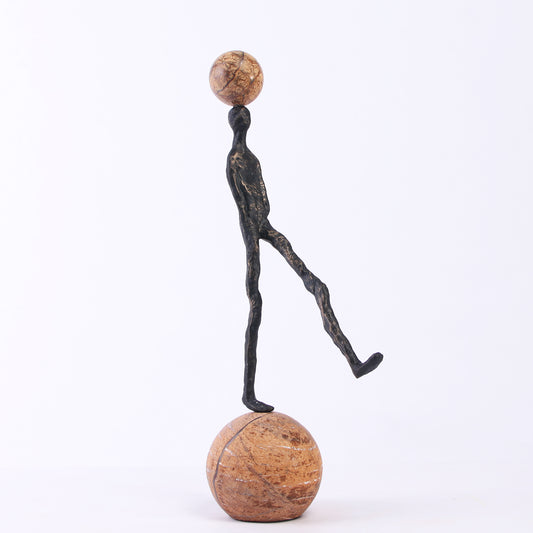 Cadence - Metal & Marble Human Figurine