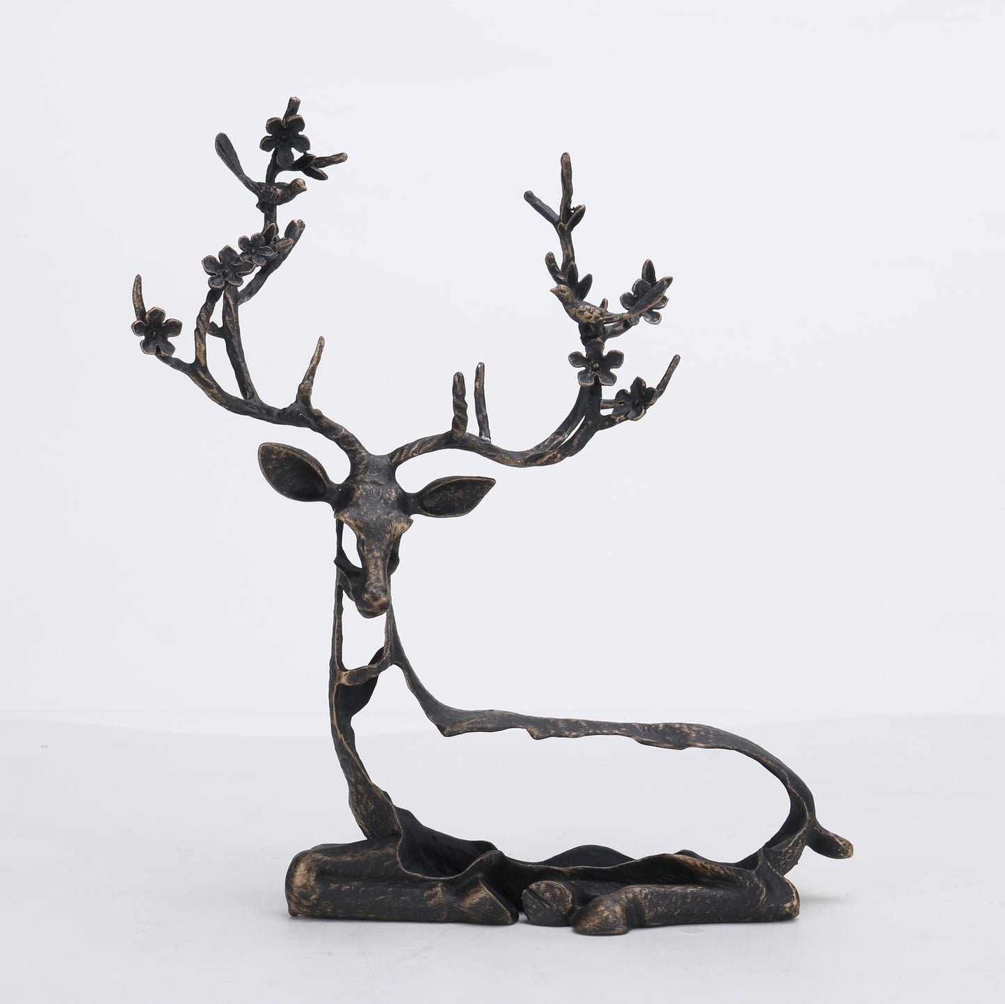 Elara - Marble & Metal Deer Figurines
