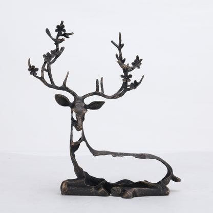 Elara - Marble & Metal Deer Figurines