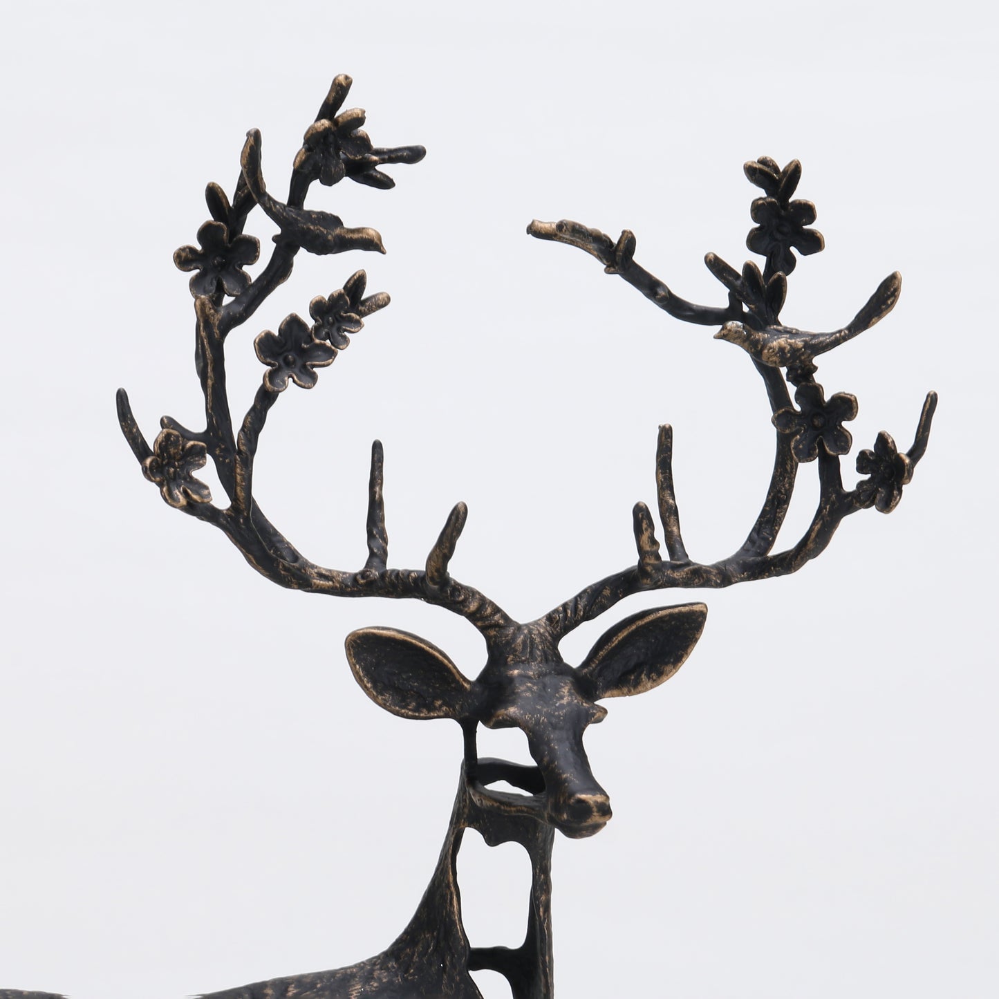 Elara - Marble & Metal Deer Figurines