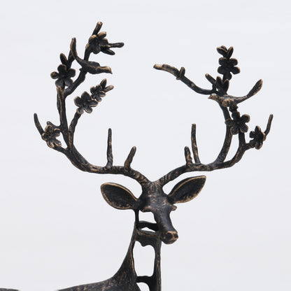 Elara - Marble & Metal Deer Figurines