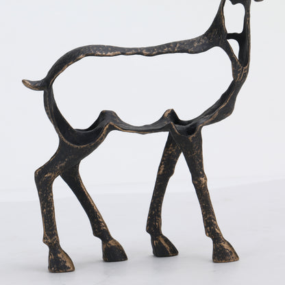Elara - Marble & Metal Deer Figurines