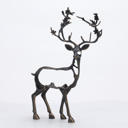 Elara - Marble & Metal Deer Figurines