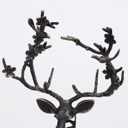 Elara - Marble & Metal Deer Figurines