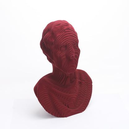 Marcello - Modern Abstract Male Bust Figurine