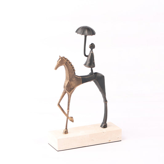 The Journey - Horse & Rider Showpiece - Style 3
