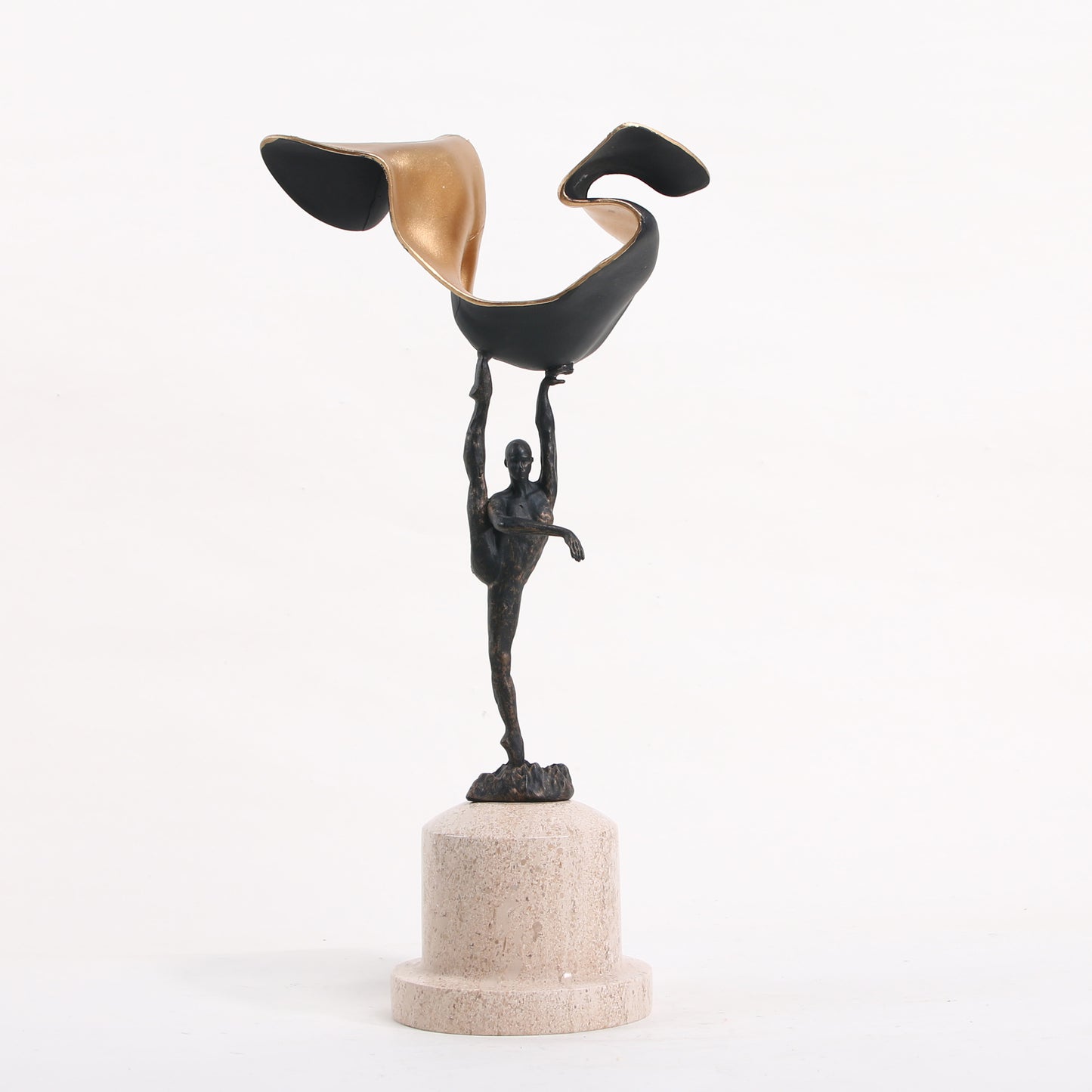 Volara - Marble & Metal Human Figurine